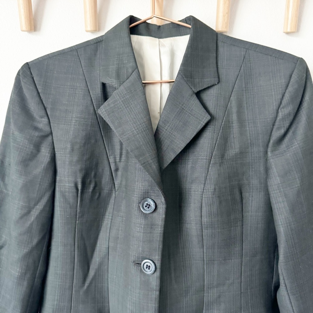 Marigold Riding Apparel Gray Wool Riding Jacket - Picture 2 of 13
